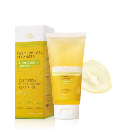 Gel nettoyant visage curcuma – soin anti-acné et éclat
