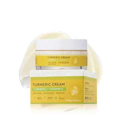 Crème visage au curcuma et vitamine C – soin éclat et anti-taches