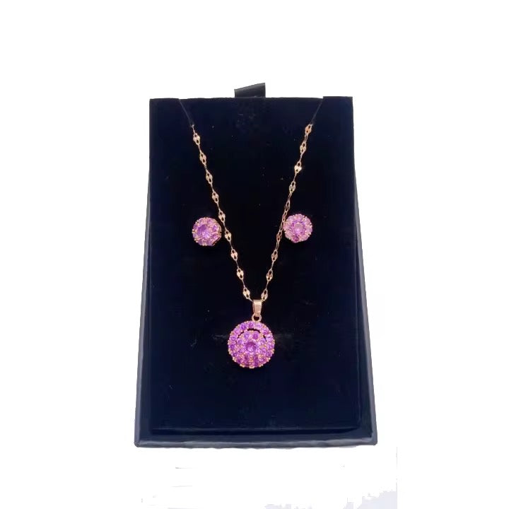 Bijoux femme élégants avec cristaux roses et strass – style floral chic