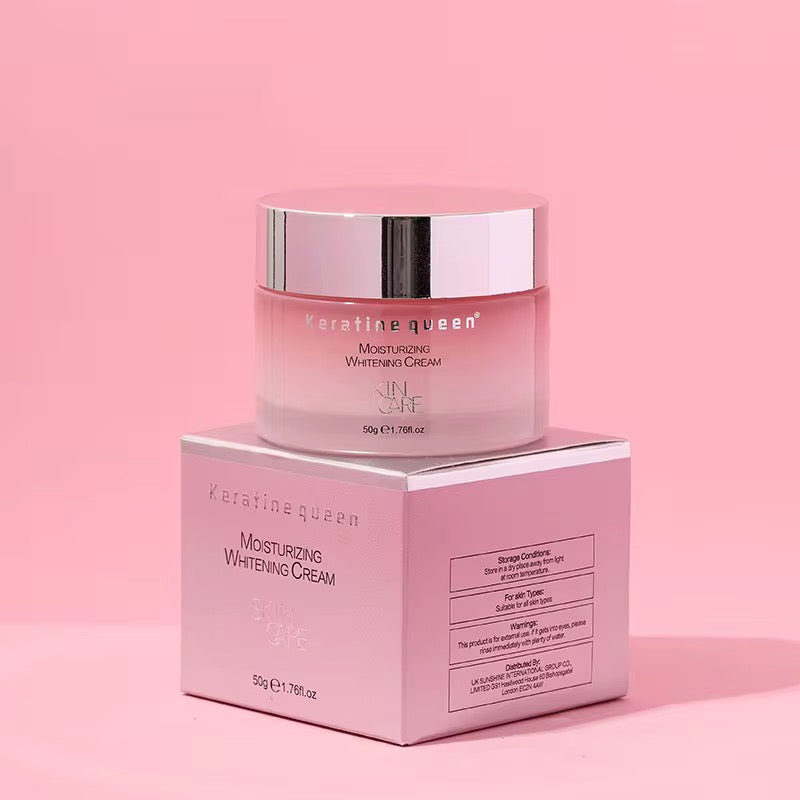 Crème visage hydratante éclat Denichetaperle – Niacinamide & céramides, soin hydratant unifiant.