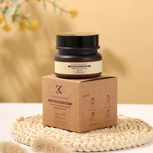 Crème de jour hydratante SPF Denichetaperle – Vitamine C & Acide Hyaluronique.”