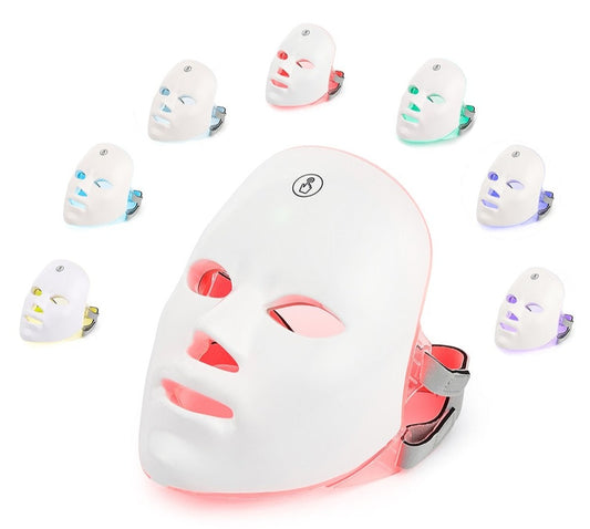Masque Facial LED Rajeunissement de la peau Anti Acné Rides Élimination Soins de la Peau Masque Éclaircissement de la peau